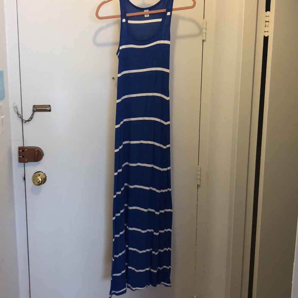 Stripped maxi dress